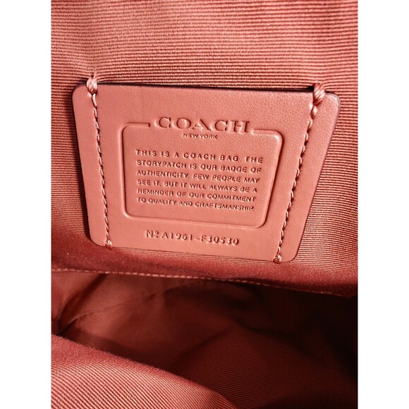 Coach Mini Backpack Leather Coral Pink F30530 Gold Hardware Womens Purse Bag main image 11